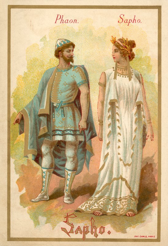 Phaon and Sappho, from Giovanni Pacini's Opera Saffo